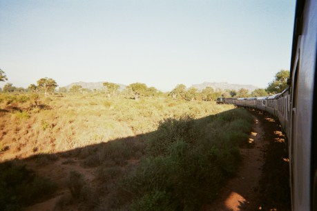 Snaking our way through the Kenyan countryside